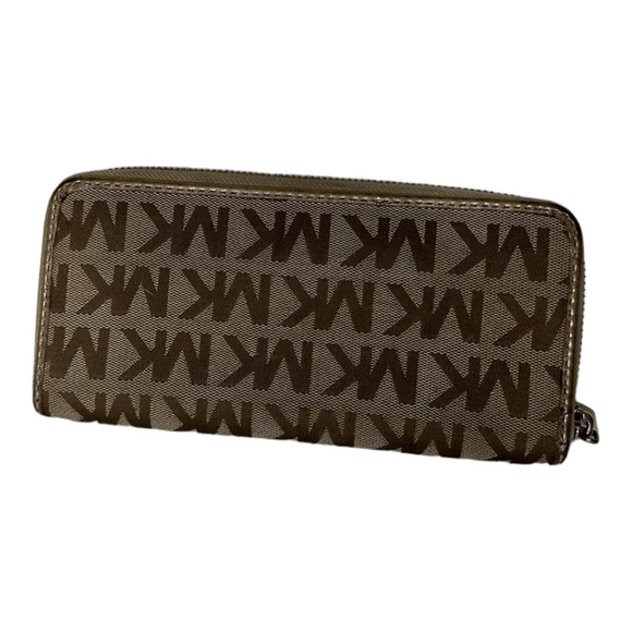 Michael Kors Brown Monogram Continental Wallet SOLD AS IS - Picture 2 of 4